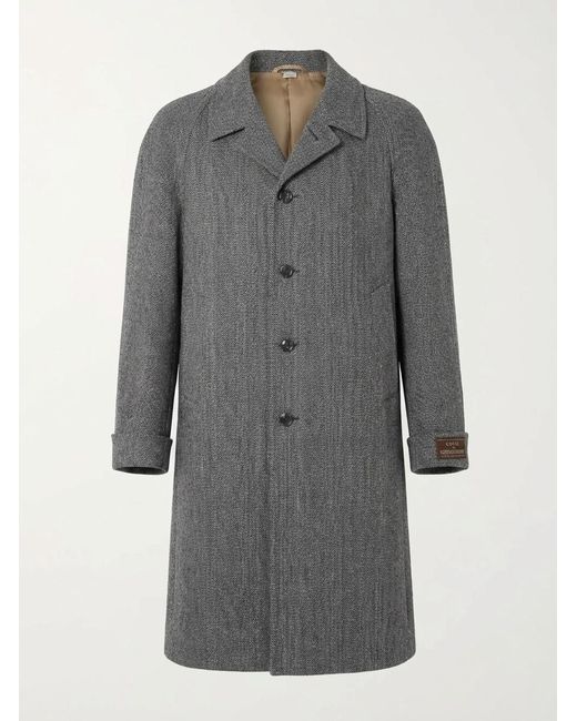 Gucci Gray Single-Breasted Coats for men