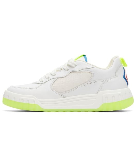 Casablanca Green Court Logo Low-Top Sneakers for men