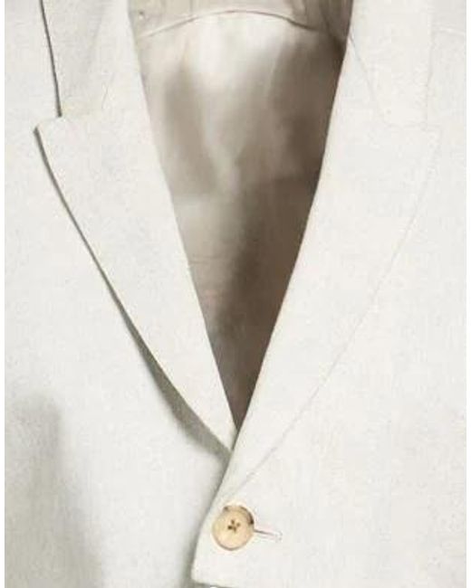 Rick Owens White Cropped Blazer