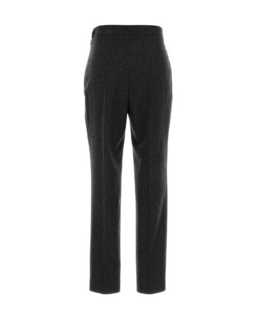Jil Sander Black Crease Casual Pants