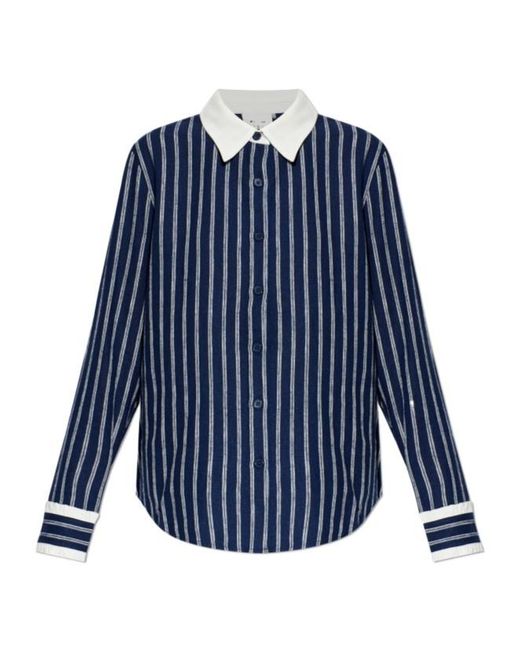 The Upside Blue Belize Striped Shirt
