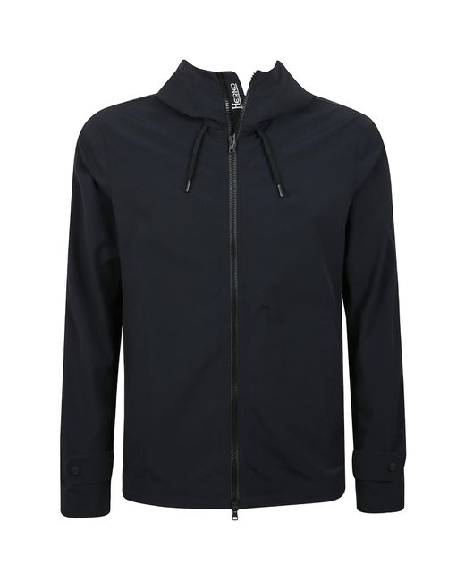 Herno Blue Taped-Seams Jacket for men