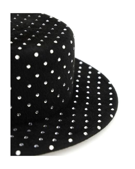 Ruslan Baginskiy White Wide Brimmed Studded Hat
