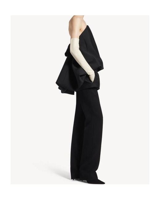 Balenciaga Blue Bow Cape Mini Dress