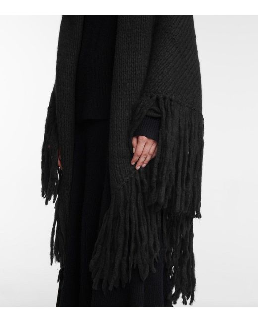 Gabriela Hearst Black Lauren Shawl