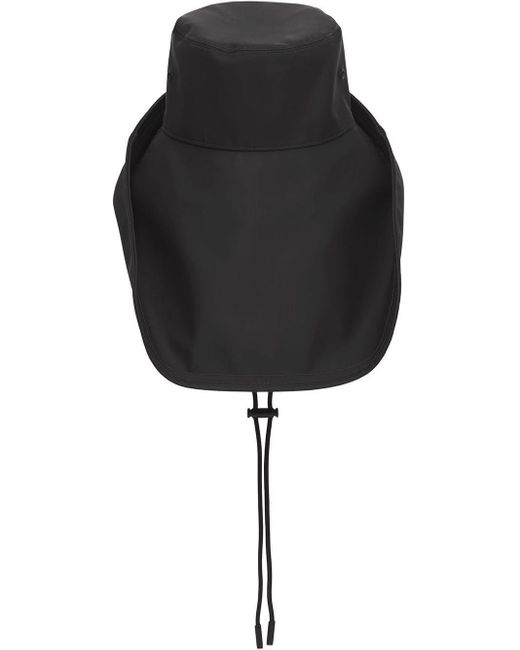 Burberry Black Drawstring Fisherman Hat