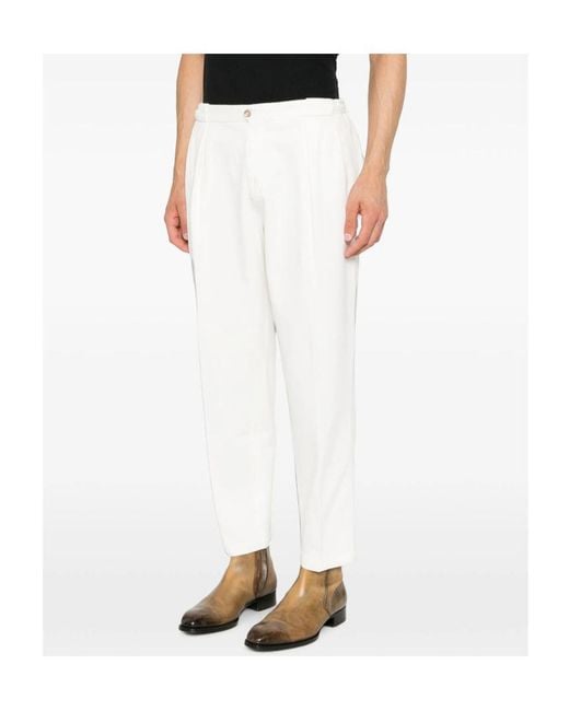Briglia 1949 Multicolor Button-Detail Casual Trousers for men