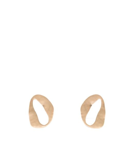 Cult Gaia Metallic Irregular Earrings