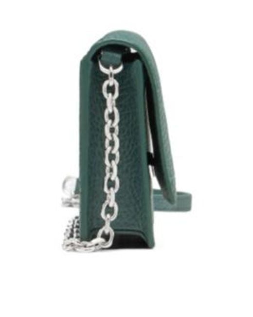 Maison Margiela Green Chain Strap Leather Wallet