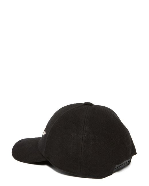Rick Owens Black Concordians Baseball Cap for men