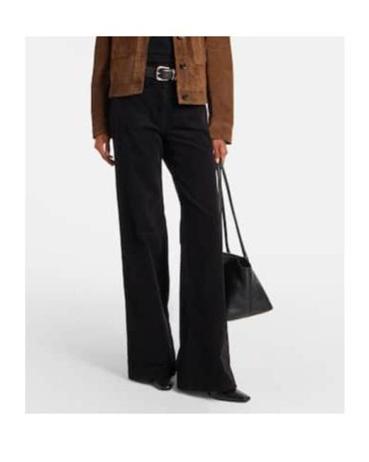 Nili Lotan Black Flared Casual Pants