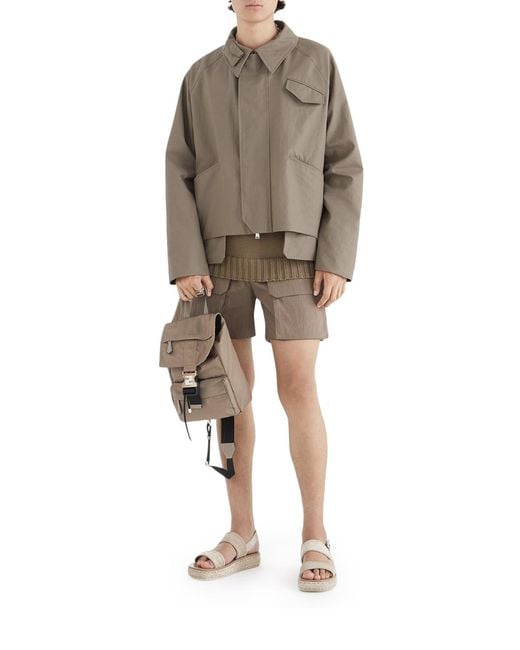 Fendi Brown Light Jackets for men
