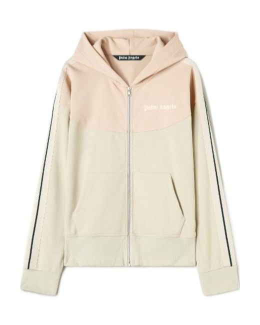 Palm Angels Natural Two-Tone Hooded Jacket for men