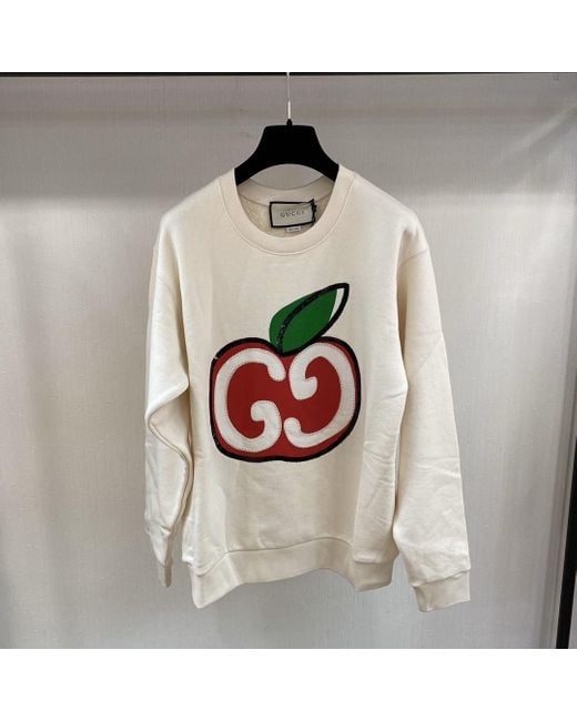 Gucci Pink Gg Apple Sweatshirt