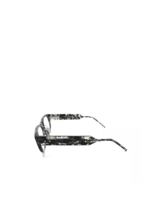 Thom Browne White Logo Flat Mirror for men