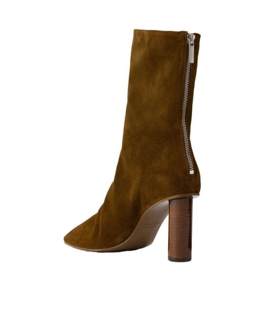 Paris Texas Brown Suede Ankle Boots