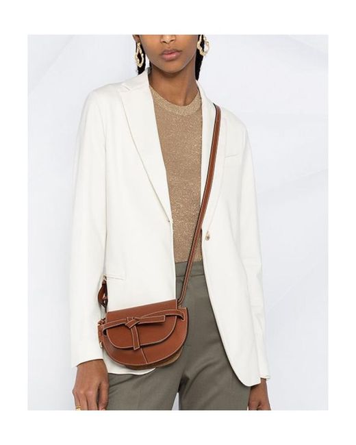 Fabiana Filippi White Single Breasted Bead Embellished Blazer
