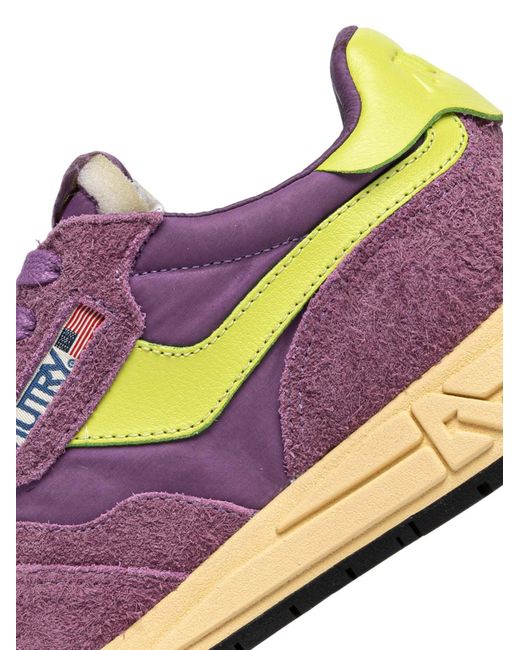 Autry Purple Reelwind Low-Top Sneakers