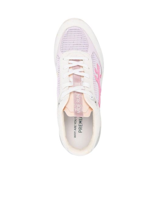 Premiata Pink Round Head Professional Sports Shoes