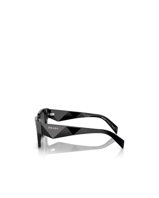 Prada Green Eyewear Square Frame Sunglasses for men