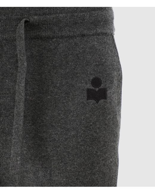 Isabel Marant Gray Isabel Marant Étoile Kira Tapered Leg Track Trousers