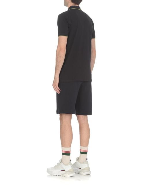Paul Smith Blue Ps Paul Smith Zebra Patch Drawstring Bermuda Shorts for men