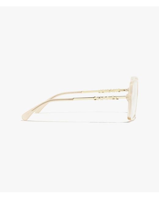 Chanel White Square Flat Mirror for men