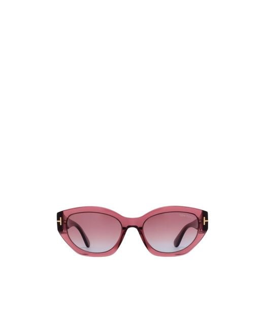 Tom Ford Pink Eyewear Geometric Frame Sunglasses for men