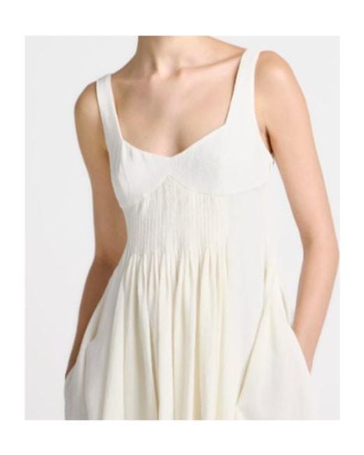 J.W. Anderson White Babydoll Dress