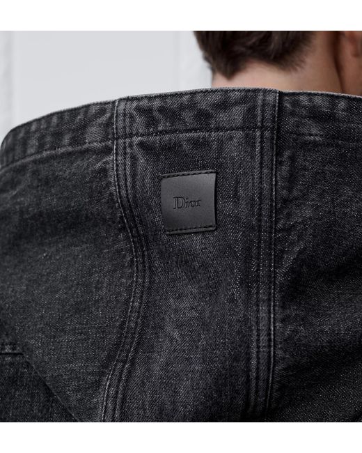 Dior Gray Hooded Jacket With Band for men