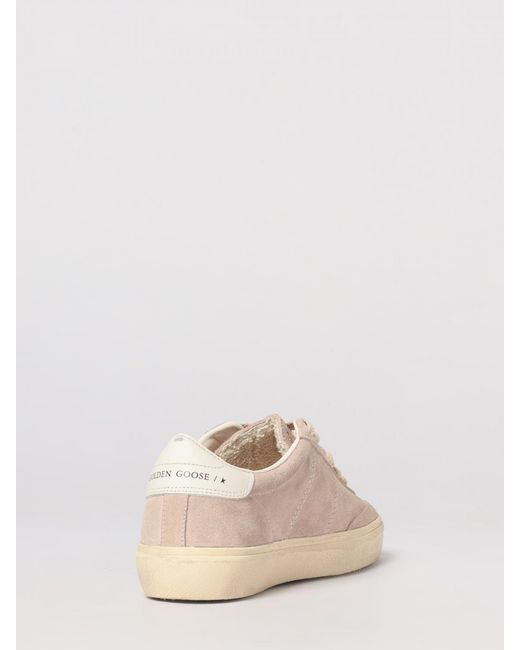 Golden Goose Deluxe Brand Pink Soul-Star Suede Low-Top Sneakers