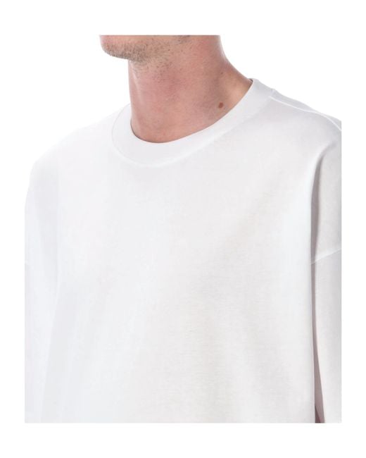 Dries Van Noten White Short-Sleeved T-Shirt for men