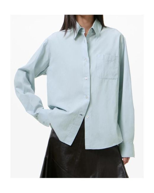 Our Legacy Blue Relaxed Button-Up Shirt