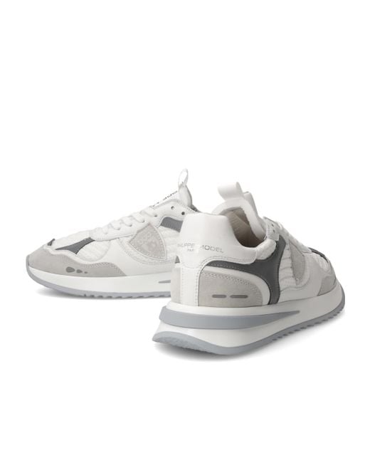 Philippe Model White Olympique Running Sneakers for men