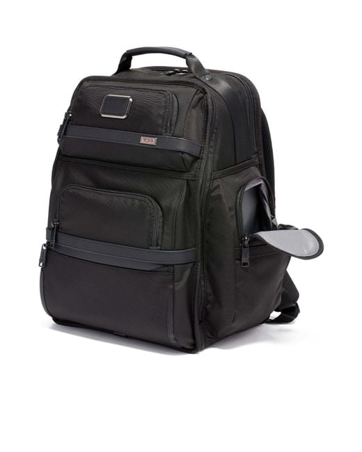 Tumi Black Multi Pocketed Backpack for men