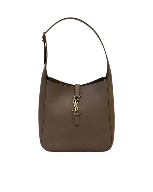 Saint Laurent Brown Le 5 À 7 Small Shoulder Bag