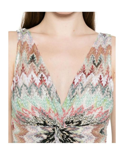 Missoni White Sleeveless Dress