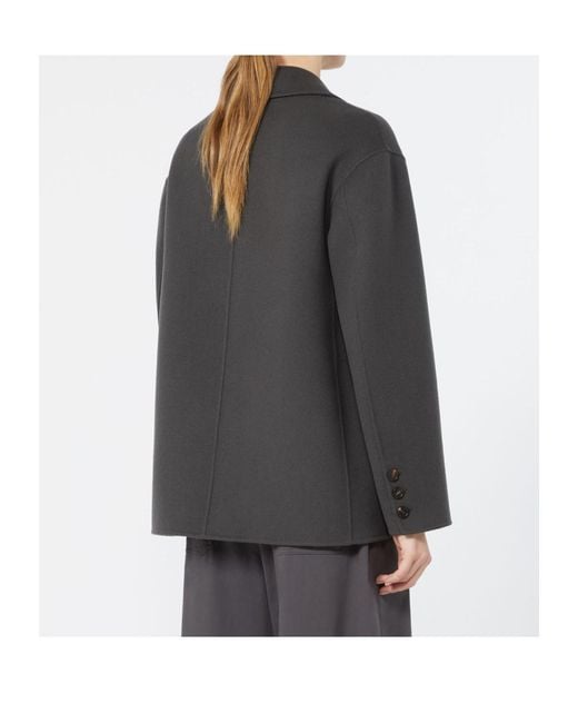 Max Mara Black Long-Sleeved Suit Jacket