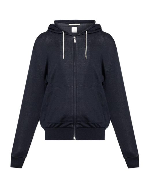 Eleventy Blue Classic Zip-Up Hoodie for men