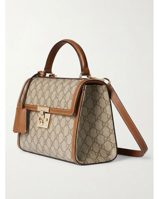 Gucci Metallic Padlock Medium Top Handle Bag