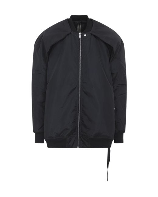 Rick Owens Blue Long Sleeve Zip-Up Jacket for men