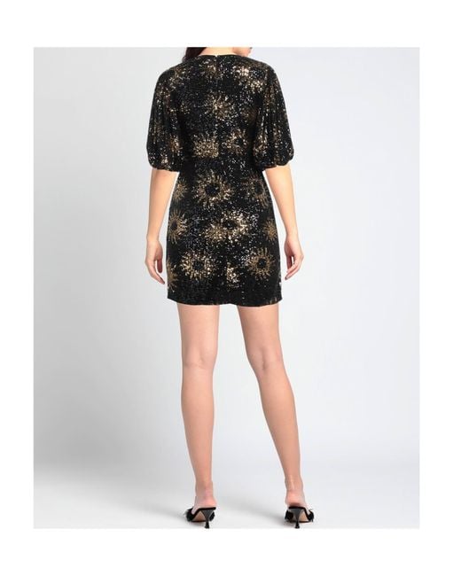 Farm Rio Black Round Neck Dress