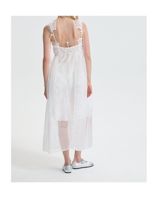 CECILIE BAHNSEN White Sleeveless Dress