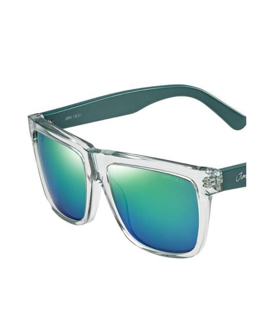 Jimmy Choo Blue Logo Sunglasses