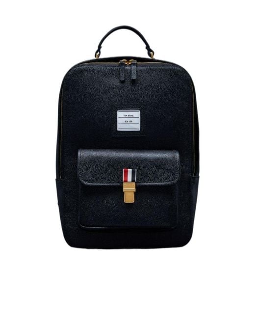 Thom Browne Blue Classic Backpack for men