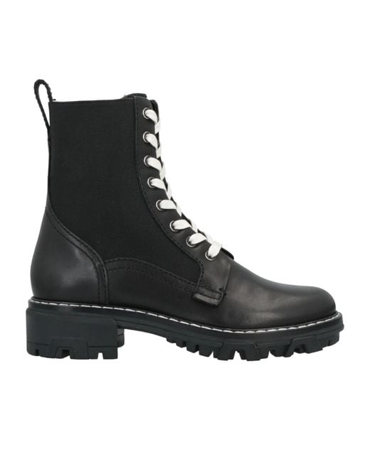 Rag & Bone Black Simple Leather Martin Boots