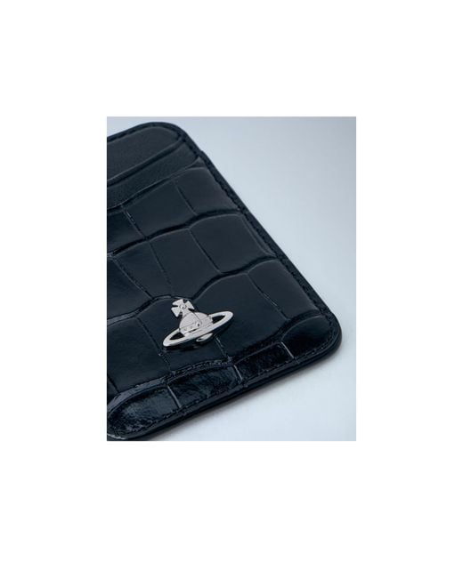 Vivienne Westwood Blue Logo Card Holder