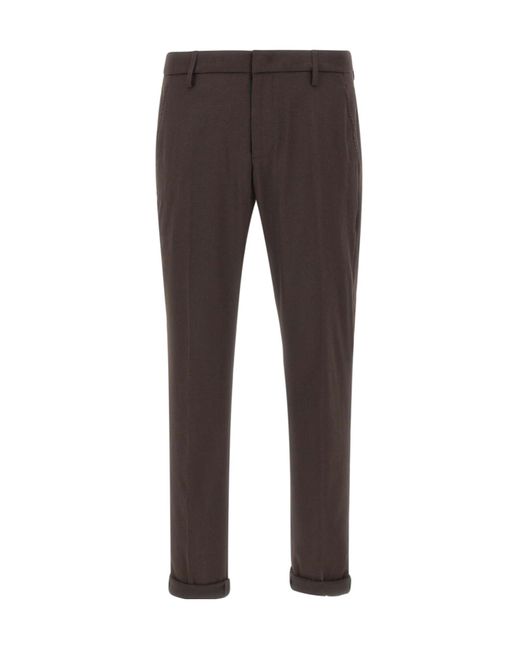 Dondup Gray Gaubert Slim Fit Pants for men