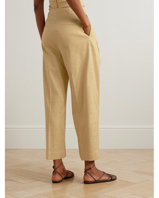TOVE Natural Ornella Wide-Leg Pants