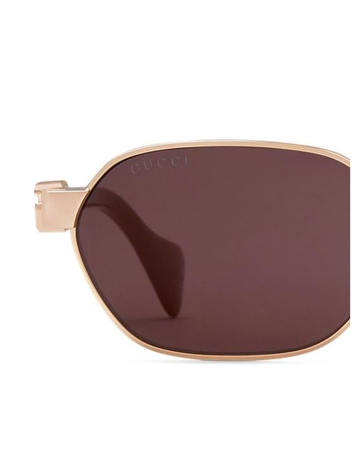 Gucci Multicolor Eyewear Oval Frame Sunglasses